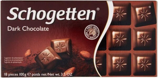 Schogetten German Dark Chocolate, 100 gm (Pack of 3)