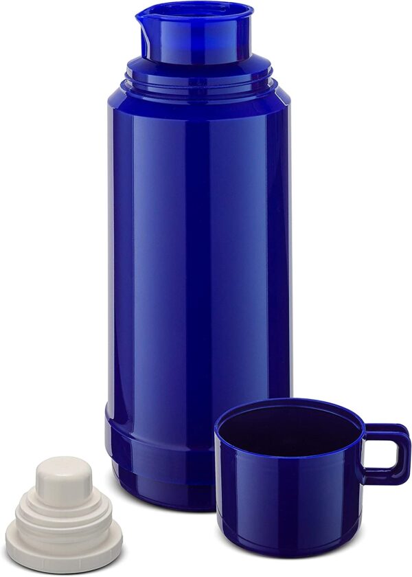 Insulated Flask 1 L Hyperblue - Thermos Flask - Made in Germany - Image 4